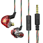 QKZ DMX Sports In-ear HIFI 3,5 mm Auricolare con controllo cablato con microfono