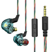 QKZ DMX Sports In-ear HIFI 3,5 mm Auricolare con controllo cablato con microfono