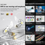 QKZ DMX Sports In-ear HIFI 3,5 mm Auricolare con controllo cablato con microfono