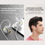 QKZ DMX Sports In-ear HIFI 3,5 mm Auricolare con controllo cablato con microfono