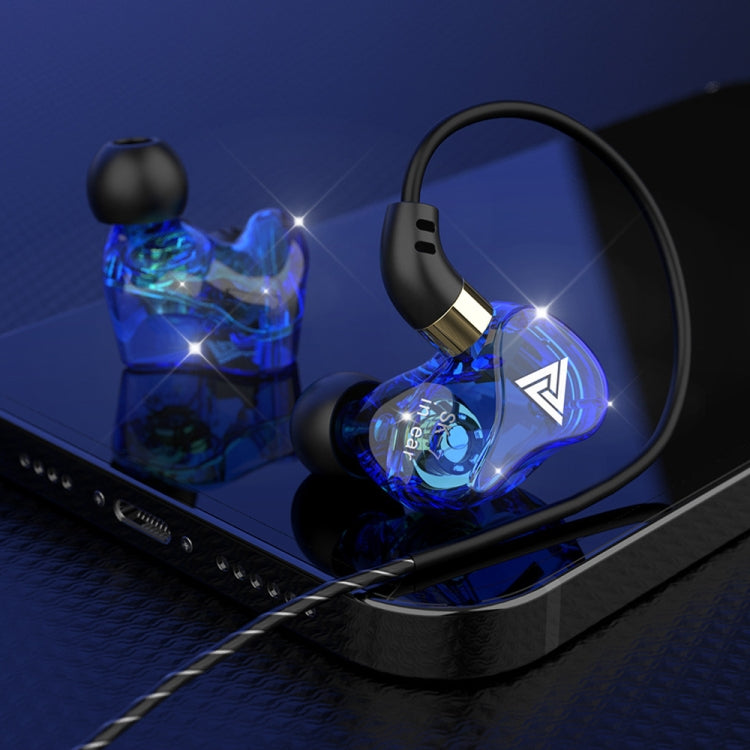 QKZ SK7 Auricolare stereo HIFI cablato con driver in rame sportivo da 3,5 mm con microfono