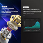 QKZ SK7 Auricolare stereo HIFI cablato con driver in rame sportivo da 3,5 mm con microfono