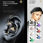 QKZ SK8 3.5mm Sports In-ear Dynamic HIFI Monitor Auricolare con microfono