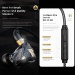 QKZ SK8 3.5mm Sports In-ear Dynamic HIFI Monitor Auricolare con microfono