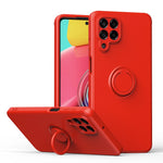 Custodia per telefono in silicone con cavalletto ad anello, For Honor X8, For Samsung Galaxy M53 5G, For Samsung Galaxy Note20 Ultra, For Xiaomi Poco F4 GT