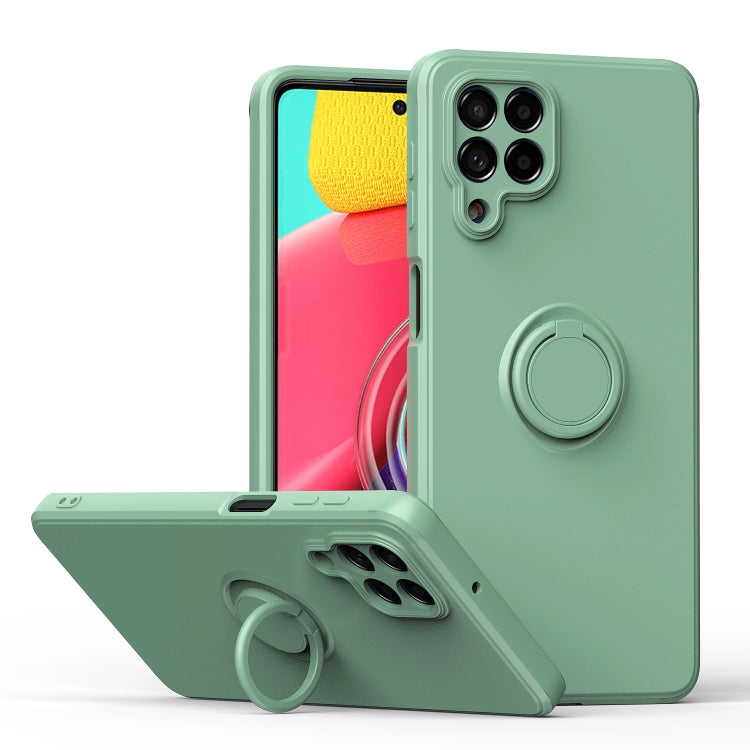 Custodia per telefono in silicone con cavalletto ad anello, For Honor X8, For Samsung Galaxy M53 5G, For Samsung Galaxy Note20 Ultra, For Xiaomi Poco F4 GT