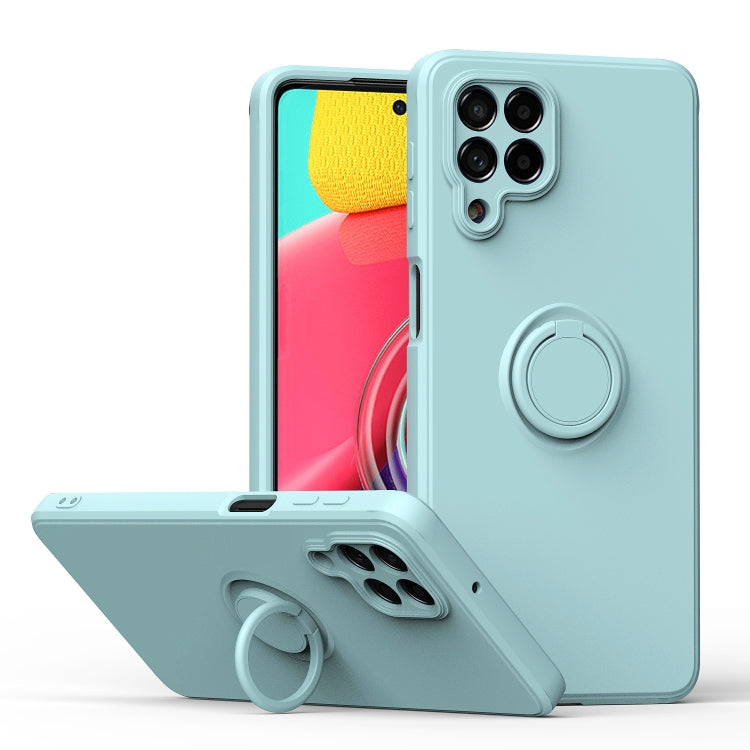 Custodia per telefono in silicone con cavalletto ad anello, For Honor X8, For Samsung Galaxy M53 5G, For Samsung Galaxy Note20 Ultra, For Xiaomi Poco F4 GT