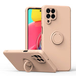 Custodia per telefono in silicone con cavalletto ad anello, For Honor X8, For Samsung Galaxy M53 5G, For Samsung Galaxy Note20 Ultra, For Xiaomi Poco F4 GT