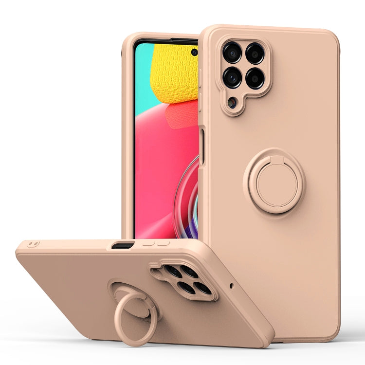 Custodia per telefono in silicone con cavalletto ad anello, For Honor X8, For Samsung Galaxy M53 5G, For Samsung Galaxy Note20 Ultra, For Xiaomi Poco F4 GT