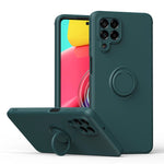 Custodia per telefono in silicone con cavalletto ad anello, For Honor X8, For Samsung Galaxy M53 5G, For Samsung Galaxy Note20 Ultra, For Xiaomi Poco F4 GT