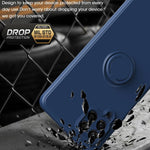 Custodia per telefono in silicone con cavalletto ad anello, For Honor X8, For Samsung Galaxy M53 5G, For Samsung Galaxy Note20 Ultra, For Xiaomi Poco F4 GT