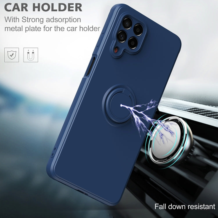 Custodia per telefono in silicone con cavalletto ad anello, For Honor X8, For Samsung Galaxy M53 5G, For Samsung Galaxy Note20 Ultra, For Xiaomi Poco F4 GT