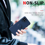 Custodia per telefono in silicone con cavalletto ad anello, For Honor X8, For Samsung Galaxy M53 5G, For Samsung Galaxy Note20 Ultra, For Xiaomi Poco F4 GT