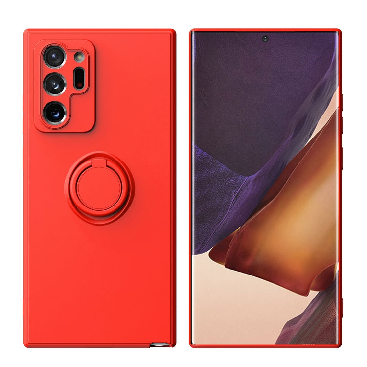 Custodia per telefono in silicone con cavalletto ad anello, For Honor X8, For Samsung Galaxy M53 5G, For Samsung Galaxy Note20 Ultra, For Xiaomi Poco F4 GT