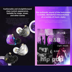 Auricolari in-ear QKZ ZXT con microfono e filo 3,5mm