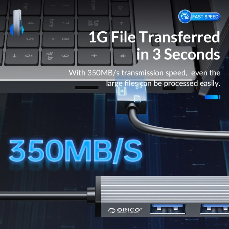 AH-A13 Adattatore HUB USB 3.0 x 1 + USB 2.0 x 3 a USB 3.0, AH-A13
