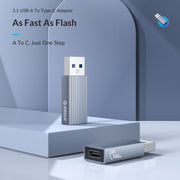 Adattatore da USB 3.1 a USB-C / Tipo-C ORICO AH-AC10 da 10 Gbps