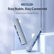 ORICO AH-W13 USB 3.1x1 + USB 2.0x2 a USB-C/Type-C Trasmissione + Docking station di ricarica