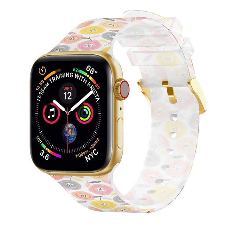 Cinturino trasparente con fibbia quadrata per Apple Watch Series, 7 45mm / 6&SE&5&4 44mm / 3&2&1 42mm, 7 41mm / 6&SE&5&4 40mm / 3&2&1 38mm