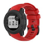 Cinturino per orologio sportivo in silicone tinta unita, For Garmin Instinct 2S
