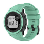 Cinturino per orologio sportivo in silicone tinta unita, For Garmin Instinct 2S