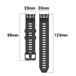 Cinturino per orologio sportivo in silicone tinta unita, For Garmin Instinct 2S