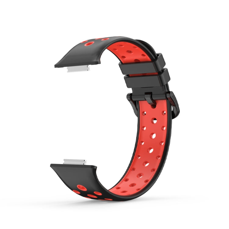 Cinturino in silicone bicolore per Huawei Watch Fit 2
