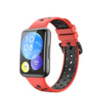 Cinturino in silicone bicolore per Huawei Watch Fit 2