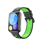 Cinturino in silicone bicolore per Huawei Watch Fit 2