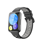 Cinturino in silicone bicolore per Huawei Watch Fit 2