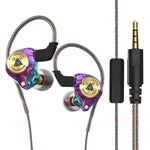 QKZ AK3 FiLe Subwoofer in-ear Auricolare controllato da filo con microfono
