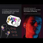 QKZ AK3 FiLe Subwoofer in-ear Auricolare controllato da filo con microfono