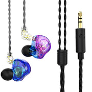 QKZ AK6 MAX Subwoofer dinamico in-ear con controllo a filo, Standard Version, with Mic Version