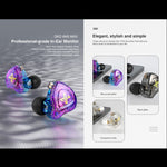 QKZ AK6 MAX Subwoofer dinamico in-ear con controllo a filo, Standard Version, with Mic Version