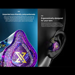 QKZ AK6 MAX Subwoofer dinamico in-ear con controllo a filo, Standard Version, with Mic Version