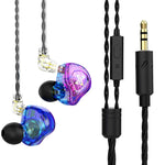 QKZ AK6 MAX Subwoofer dinamico in-ear con controllo a filo, Standard Version, with Mic Version