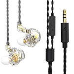 QKZ AK6 MAX Subwoofer dinamico in-ear con controllo a filo, Standard Version, with Mic Version