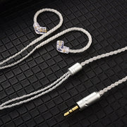 QKZ A1 Auricolare Cablato Placcato in Argento
