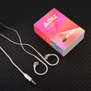 QKZ A1 Auricolare Cablato Placcato in Argento