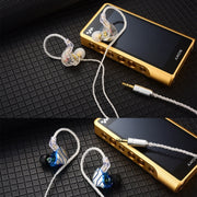 QKZ A1 Auricolare Cablato Placcato in Argento