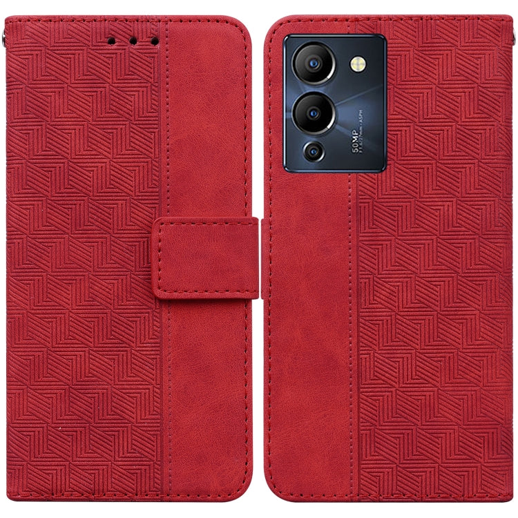 Custodia per telefono in pelle goffrata geometrica, For Infinix Note 12 G96/X670, For Tecno Camon 19, For Tecno Camon 19 Pro 5G, For Tecno Pova 3 LE7