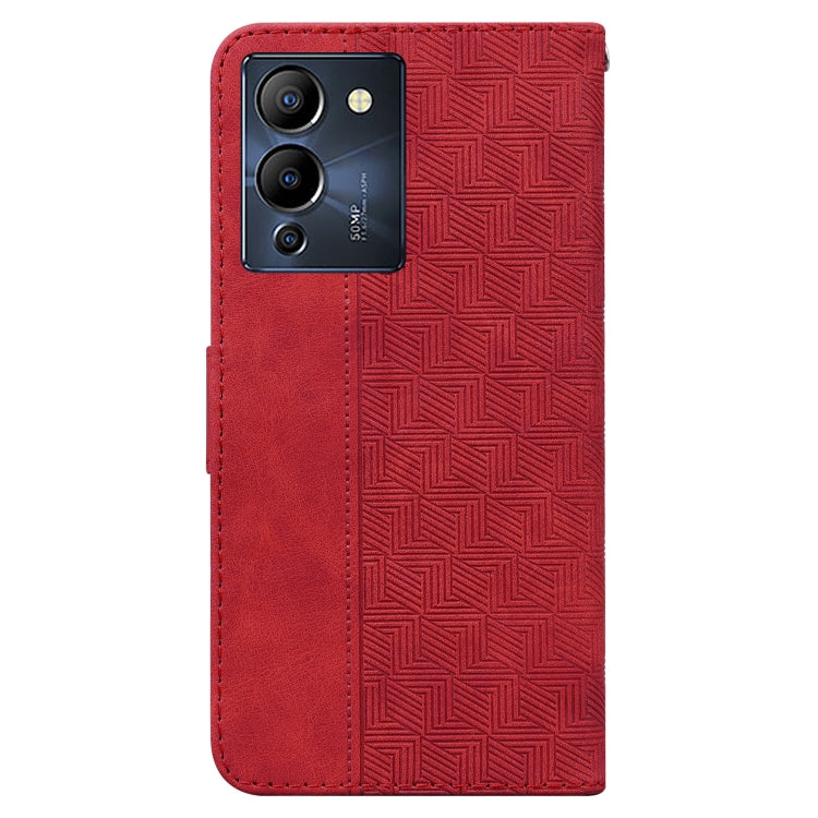 Custodia per telefono in pelle goffrata geometrica, For Infinix Note 12 G96/X670, For Tecno Camon 19, For Tecno Camon 19 Pro 5G, For Tecno Pova 3 LE7