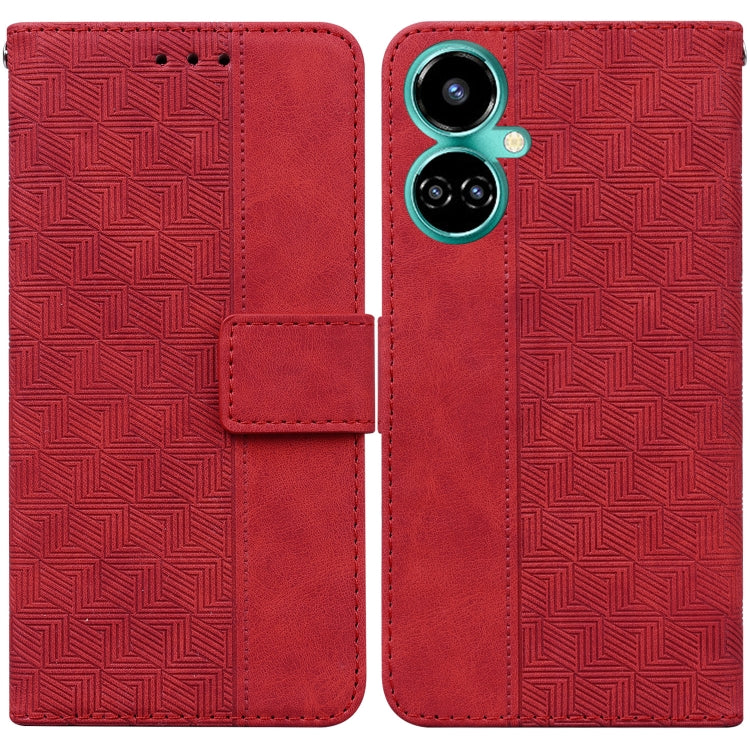 Custodia per telefono in pelle goffrata geometrica, For Infinix Note 12 G96/X670, For Tecno Camon 19, For Tecno Camon 19 Pro 5G, For Tecno Pova 3 LE7