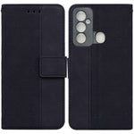 Custodia per telefono in pelle goffrata geometrica, For Tecno Spark 6 GO, For Motorola Moto G62 5G, For Tecno Pop 6 No Fingerprints, For OPPO A57 2022 4G