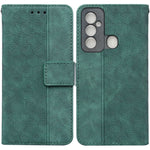 Custodia per telefono in pelle goffrata geometrica, For Tecno Spark 6 GO, For Motorola Moto G62 5G, For Tecno Pop 6 No Fingerprints, For OPPO A57 2022 4G