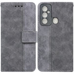 Custodia per telefono in pelle goffrata geometrica, For Tecno Spark 6 GO, For Motorola Moto G62 5G, For Tecno Pop 6 No Fingerprints, For OPPO A57 2022 4G