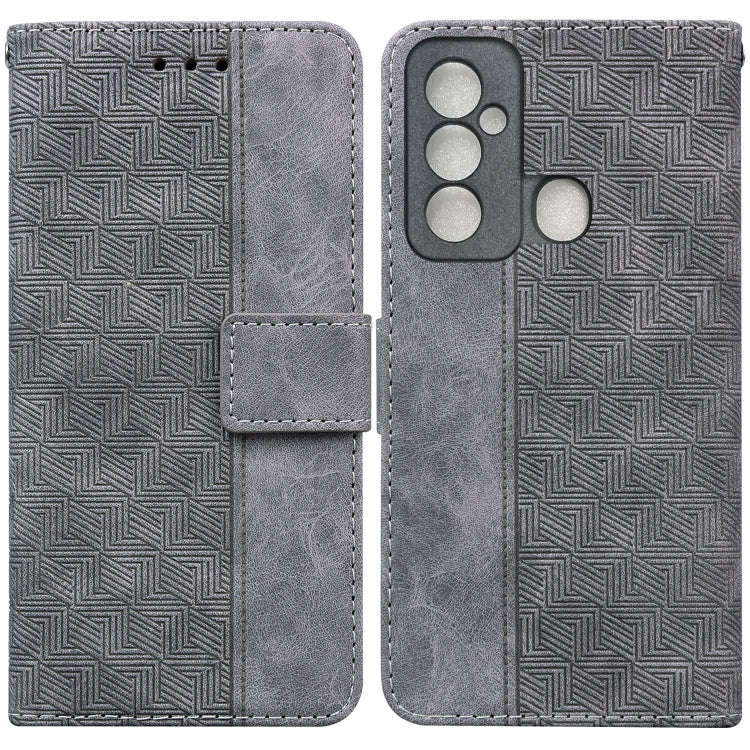 Custodia per telefono in pelle goffrata geometrica, For Tecno Spark 6 GO, For Motorola Moto G62 5G, For Tecno Pop 6 No Fingerprints, For OPPO A57 2022 4G