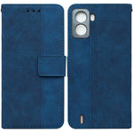 Custodia per telefono in pelle goffrata geometrica, For Tecno Spark 6 GO, For Motorola Moto G62 5G, For Tecno Pop 6 No Fingerprints, For OPPO A57 2022 4G