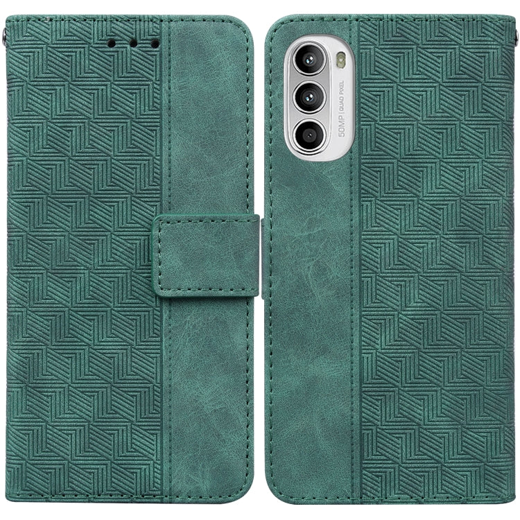 Custodia per telefono in pelle goffrata geometrica, For Tecno Spark 6 GO, For Motorola Moto G62 5G, For Tecno Pop 6 No Fingerprints, For OPPO A57 2022 4G
