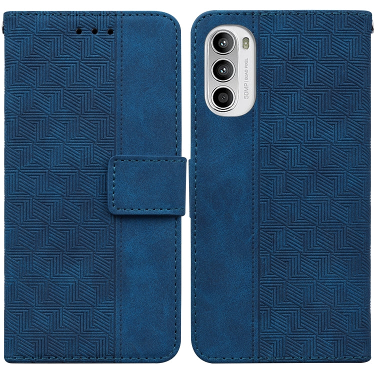 Custodia per telefono in pelle goffrata geometrica, For Tecno Spark 6 GO, For Motorola Moto G62 5G, For Tecno Pop 6 No Fingerprints, For OPPO A57 2022 4G